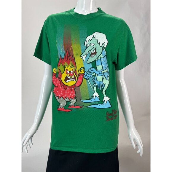 Delta Pro Weight "The Year Without A Santa Claus" Graphic Tee Shirt - M - 100% C - Picture 14 of 16